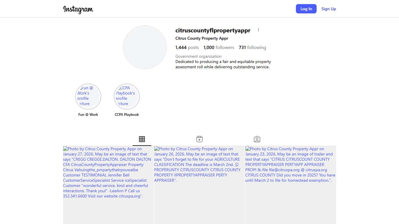 Citrus County Property Appr (@citruscountyflpropertyappr) • Instagram photos and videos