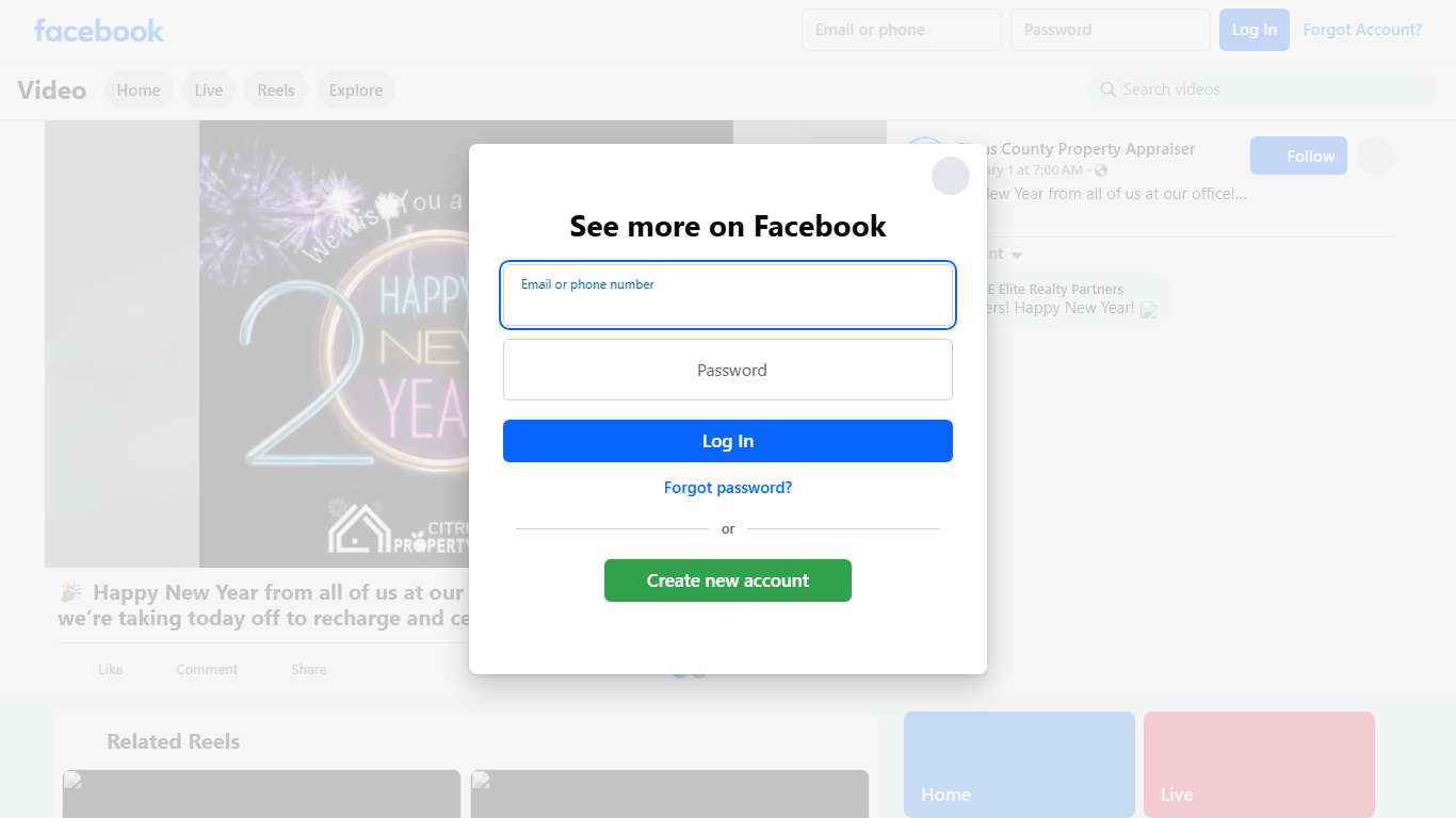 🎉 Happy New Year from all of us at our office! As we welcome 2026, we’re taking today off to recharge and celebrate. We’ll be back and ready to assist you when we reopen on Friday, January 2, 2026. Wishing you a happy, healthy, and successful New Year! Citrus County Property Appraiser Facebook